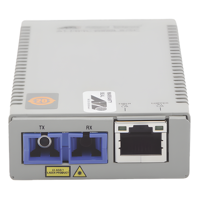 Convertidor de medios Gigabit Ethernet a fibra óptica, conector SC, monomodo (SMF), versión TAA (Trade Agreement Act), 10 Km | SIERRA STORE