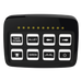 Controlador de Interruptores / 8 Canales / 3x10A y 5x0.2A / Táctil Retroiluminado / 10~24 VCD / RJ45 4 m (13.1 ft) | SIERRA STORE