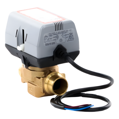 Válvula de Zona Motorizada / 2 Vías / 3/4" BSPT / Actuador 200-240 VAC / Cartucho Reemplazable / Agua-Glicol 60% | SIERRA STORE