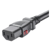 PANDUIT LPCA12-X - Cable de Alimentación con Bloqueo de Seguridad / IEC C14 a C13 / 17 AWG 10A / 1.2 m (3.9 ft) / Paquete 10 Piezas | SIERRA STORE