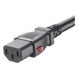 PANDUIT LPCA12-X - Cable de Alimentación con Bloqueo de Seguridad / IEC C14 a C13 / 17 AWG 10A / 1.2 m (3.9 ft) / Paquete 10 Piezas | SIERRA STORE
