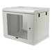 Gabinete de Pared / 9U / Profundidad 455 mm / Puerta Perforada / Carga 80 kg / Acero Reforzado / Color Blanco | SIERRA STORE