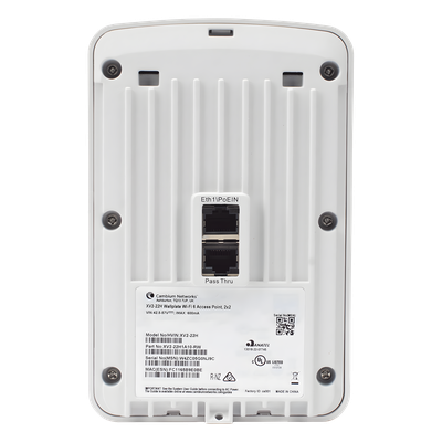 Punto de Acceso Wi-Fi 6 / Diseño de Pared / 2.5 Gbps / 3 Puertos Gigabit / PoE Passthrough / Radio IoT / Gestión Cloud | SIERRA STORE