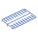 PANDUIT CIDBU-C - Iconos de Datos / Mini-Com / 14.2 mm Ancho / 2 mm Profundidad / 4.6 mm Altura / ABS / Paquete 100 / Azul | SIERRA STORE