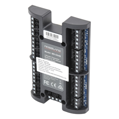 Módulo Expansor de Control de Acceso / 4 Puertos Wiegand / 4 Salidas Relé 5A NA/NC/COM / Comunicación Supervisada / 12 VCC / Diseño | SIERRA STORE