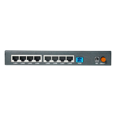 ONU Dual EPON/GPON / 8 Puertos PoE 802.3at Gigabit / 1 Puerto SC/UPC / Triple Play / Gestión OLT | SIERRA STORE