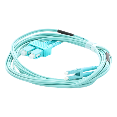 LINKEDPRO BY EPCOM LP-FOM3-LCSC-R03 - Jumper de Fibra Óptica / Multimodo OM3 50/125 / LC-SC Dúplex / OFNR Riser / 2.0 mm / 3 m (9.84 | SIERRA STORE