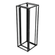 Organizador Vertical de Cables Rack / 48 UR / Acero Negro / Sección 95x208 mm / Capacidad 726 Cables / Fijación Flecha 1.75 pulg | SIERRA STORE