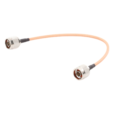EPCOM INDUSTRIAL SN142KN30 - Jumper Coaxial / 30 cm (11.81 pulgadas) / Conectores N Macho a N Macho / Cable RG142 / Entornos | SIERRA STORE