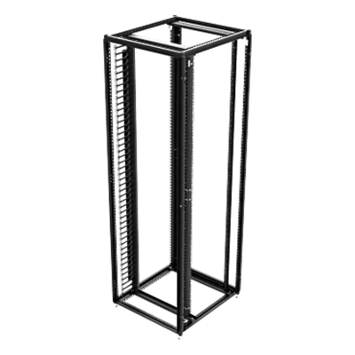 Organizador Vertical de Cables / 45 UR / 2 m (6.6 ft) / 726 Cables / RAL 9005 / Dedos 1.75 pulg / 95x208 mm | SIERRA STORE
