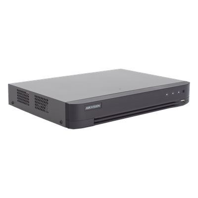 HIKVISION IDS-7204HUHI-M1/XT - DVR Pentahíbrido / 8 Canales Totales / 4 TURBOHD + 4 IP / 8 Megapixel (4K) / Reconocimiento Facial / | SIERRA STORE