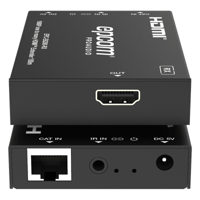 Extensor HDMI sobre IP / Full HD 1080p@60Hz / Alcance 150 m (492.1 ft) por CAT6 / Codificador y Decodificador / Red Gigabit / Control | SIERRA STORE