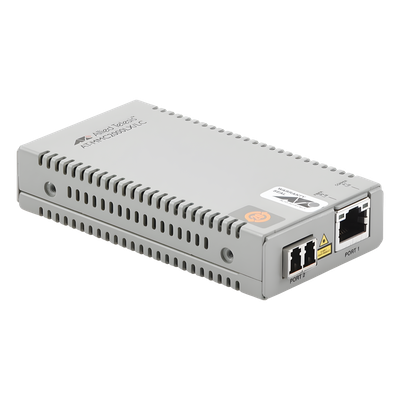 Convertidor de medios / Gigabit Ethernet a fibra óptica / LC monomodo / 10 km / TAA / 10/100/1000 Mbps | SIERRA STORE