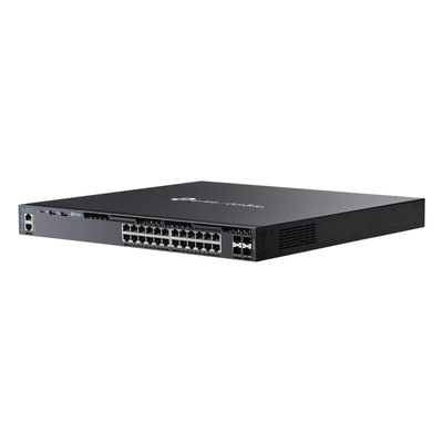 Switch Administrable L3 / 24 Puertos PoE Gigabit / 4 SFP+ 10G / Presupuesto PoE 720W / Hot-Swappable / Fuente Redundante | SIERRA STORE