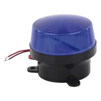 Estrobo de Señalización / 12 VCC / 90 Destellos por Minuto / Montaje de Brida 68 mm / Interior / Azul | SIERRA STORE