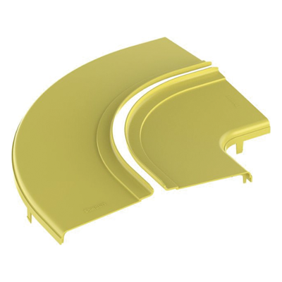 PANDUIT FRRASC12LYL - Tapa para Ángulo Recto Horizontal 90° / Sistema 12x4 / Longitud 456.9 mm / Apertura 3/4" (19 mm) / ABS 94V-0 / | SIERRA STORE