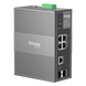 Switch Industrial Easy Managed / 6 Puertos Gigabit / 4 PoE (1× PoE++ 60W + 3× PoE+ 30W) / 120W PoE Budget / 2 SFP / IP40 / -40°C a | SIERRA STORE