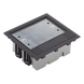 Caja de Suelo / 2 Módulos Dobles K45 / Profundidad Ajustable 70-100 mm (2.76-3.94 in) / Carga 1400 kg / Resistencia Térmica 125 °C / | SIERRA STORE