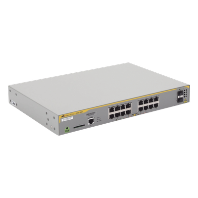 Switch Administrable Capa 3 / 16 Puertos Gigabit / 2 Puertos SFP / 26.8 Mpps / 1U Rack / 1.44 x 13.43 x 9.09 pulgadas | SIERRA STORE