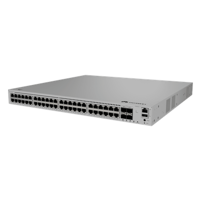 Switch Capa 3 / 48 Puertos PoE+ MultiGigabit 2.5 Gbps / 4 SFP+ 10 Gbps / iStack 4 Unidades / 360 W PoE / Libre de Licenciamiento | SIERRA STORE