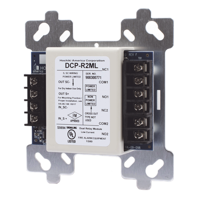 Módulo de Relevador Doble / 2 Relevadores Independientes / 2A a 30 VDC / Lazo SLC Clase A o B / Hasta 128 Dispositivos / LED Bicolor | SIERRA STORE