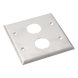 PANDUIT IAEFP2-2G - Placa de Pared Doble Industrial / 2 Puertos / Acero Inoxidable / 4.59x4.5x0.16 in / Montaje Vertical | SIERRA STORE