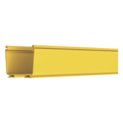 PANDUIT FR4X4YL2 - Canaleta FiberRunner™ 4X4, de PVC Rígido, Color Amarillo, 2 m de Largo | SIERRA STORE