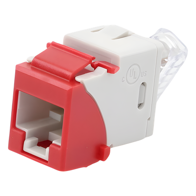 SIEMON U6-K03NS - Jack Keystone / Cat6 UTP / T568A-B / Punch Down 110 / UL94 V-0 / Rojo | SIERRA STORE