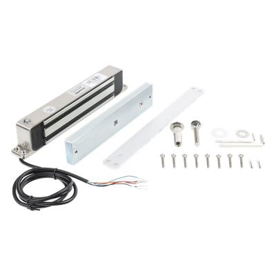 ACCESSPRO MAG350H - Chapa Magnética / 350 lbs / Montaje Superficial / IP68 / Exterior / 12V CD o 24V CD / -10 a +55°C | SIERRA STORE