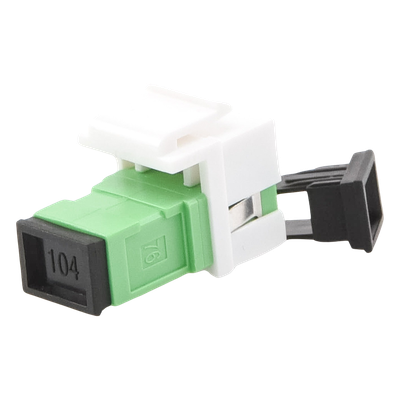 LINKEDPRO BY EPCOM LP-FO-AD-6150 - Acoplador de Fibra Óptica / Monomodo / SC/APC Simplex a SC/APC / Keystone / ABS | SIERRA STORE