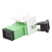 LINKEDPRO BY EPCOM LP-FO-AD-6150 - Acoplador de Fibra Óptica / Monomodo / SC/APC Simplex a SC/APC / Keystone / ABS | SIERRA STORE