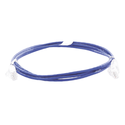 LINKEDPRO BY EPCOM LP-UT6-200-BU28 - Cable de Parcheo Slim UTP / Cat6 / 2 m (6.56 ft) / 28 AWG / Azul / 1 Gbps+ | SIERRA STORE