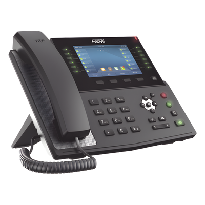 Teléfono IP Empresarial / 20 Líneas SIP / Pantalla Táctil 5' / 60 Teclas DSS / Bluetooth / PoE 802.3af / Dual Gigabit / Video H.264 | SIERRA STORE