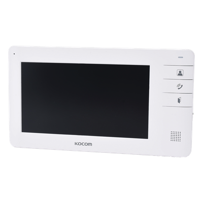 Monitor adicional para videoportero / 7 pulgadas a color / 2 frentes de calle / CCTV / Montaje en superficie / 220 x 123 x 19 mm / 15 | SIERRA STORE