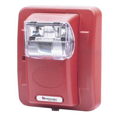 Lámpara Estroboscópica de Pared / 24 Vcc / 15-110 Candelas / 5 Intensidades / Rojo Sin Letrero / 5' x 4.5' x 2.5' | SIERRA STORE