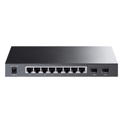 Switch PoE Administrable / 8 Puertos Gigabit PoE+ / 2 Puertos SFP / 61W PoE Total / SDN / QoS L2/L3/L4 | SIERRA STORE
