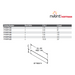 Tapa Ciega para Rack / 2 UR / Acero 2.66 mm / 3.47 x 19.00 x 0.11 in / Negro | SIERRA STORE