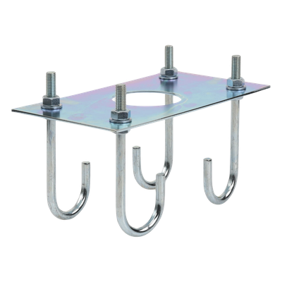 Base de anclaje / Barrera vehicular / Compatible FAAC 615 / Agujeros preperforados / Estructura reforzada | SIERRA STORE