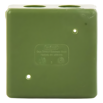 Caja Cuadrada Conduit / PVC Pesado 1/2" / NMX-E-012 / Autoextinguible / Apto para Sistemas Aislados a Tierra | SIERRA STORE