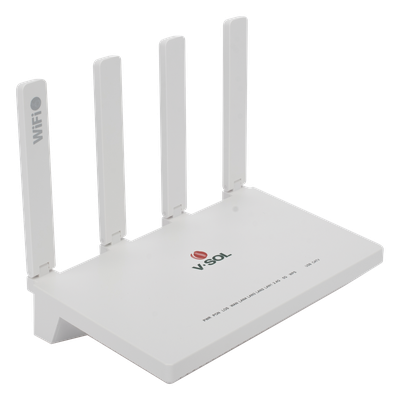 ONU XPON / Wi-Fi 6 AX1500 / 4 Puertos Gigabit / CATV con AGC / 4 Antenas 5 dBi / PON SC/APC | SIERRA STORE