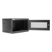 Gabinete de Pared / 6UR / 19in / 450mm Profundidad / 60kg Carga / Acero Negro | SIERRA STORE