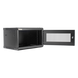 Gabinete de Pared / 6UR / 19in / 450mm Profundidad / 60kg Carga / Acero Negro | SIERRA STORE