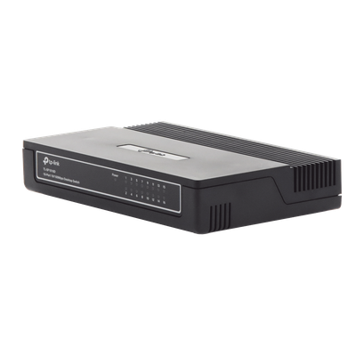Switch de escritorio / 16 puertos RJ45 / 10/100 Mbps / Sin ventilador / 7.9 x 5.6 x 1.6 in | SIERRA STORE