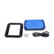Luz de advertencia / 9x7" (22.9x17.8 cm) / 104 LED / 12 VCC / 1 A / 10 patrones de destello / Montaje permanente / Azul | SIERRA STORE