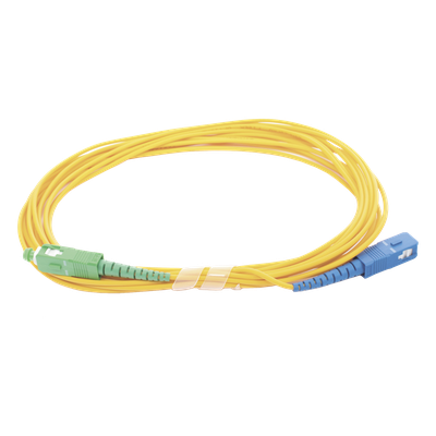 LINKEDPRO BY EPCOM LP-FO-SCU-SCA-05 - Jumper de Fibra Óptica / Monomodo OS2 G.652D / SC/UPC-SC/APC / Simplex 2mm / 5 m (16.40 ft) / | SIERRA STORE