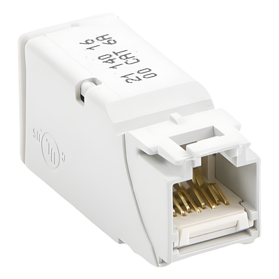 SIEMON Z6A-PB - Conector UTP / Cat6A / Terminación T568A/B / Conductor 22-26 AWG / Diseño Compacto Apilable / 1.48mm Máx. Sobre | SIERRA STORE