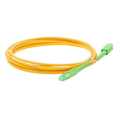 LINKEDPRO BY EPCOM LPSM3SCASCAS3 - Jumper de Fibra Óptica / SC/APC-SC/APC / Monomodo OS2 / Simplex / 3m (9.84 ft) / PVC 3mm | SIERRA STORE