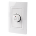 Dimmer Rotativo / 300W / 127 V~ 60 Hz / Instalación en Muro / Blanco Semi Brillante / 11.8 x 7.8 x 3 cm | SIERRA STORE