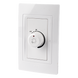 Dimmer Rotativo / 300W / 127 V~ 60 Hz / Instalación en Muro / Blanco Semi Brillante / 11.8 x 7.8 x 3 cm | SIERRA STORE