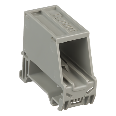 PANDUIT CADIN1IG-S - Adaptador de 1 Puerto / Blindado / Riel DIN 35 mm (1.38 in) / Mini-Com / Color Gris | SIERRA STORE
